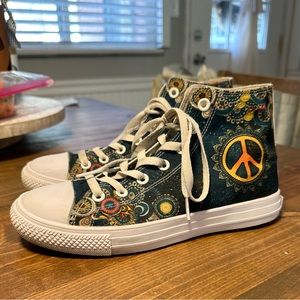 Sunflower Peace High Tops